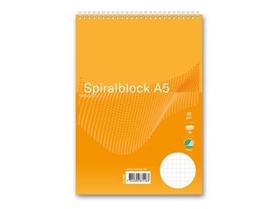 Spiralblock FORMAT A5 60g 50bl rut