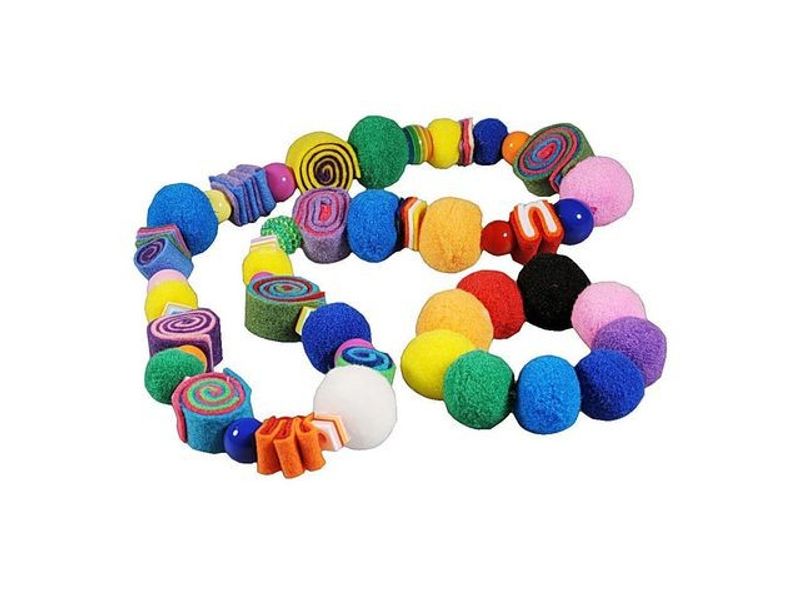 Pom Pombollar med hål 100/fp