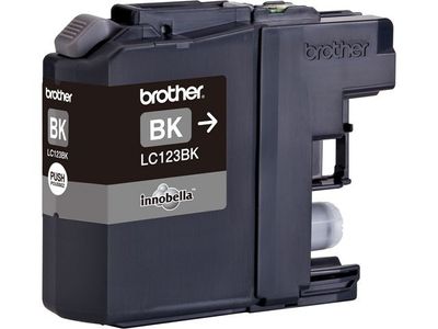 Bläckpatron BROTHER LC123BK svart