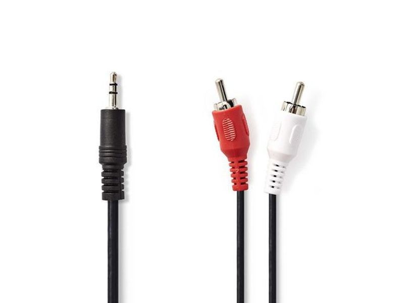 Kabel NEDIS 3,5mm ha - 2xRCA ha 1,5m sva