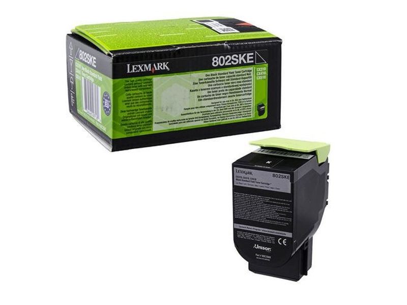 Toner LEXMARK 80C2SKE 2,5K svart