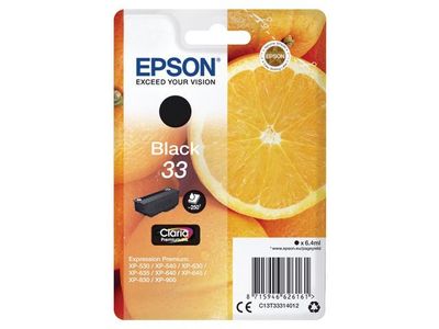 Bläckpatron EPSON C13T33314012 svart