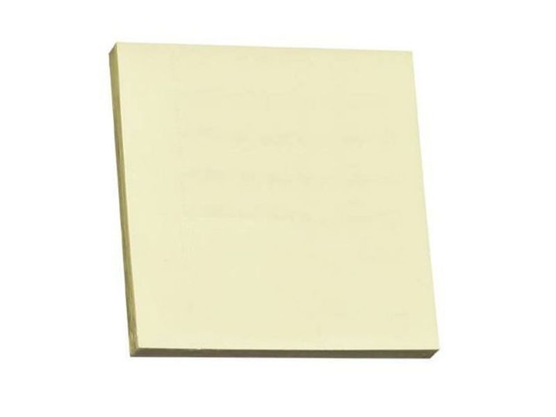 Notes STANDARD 76x76mm gul 100bl