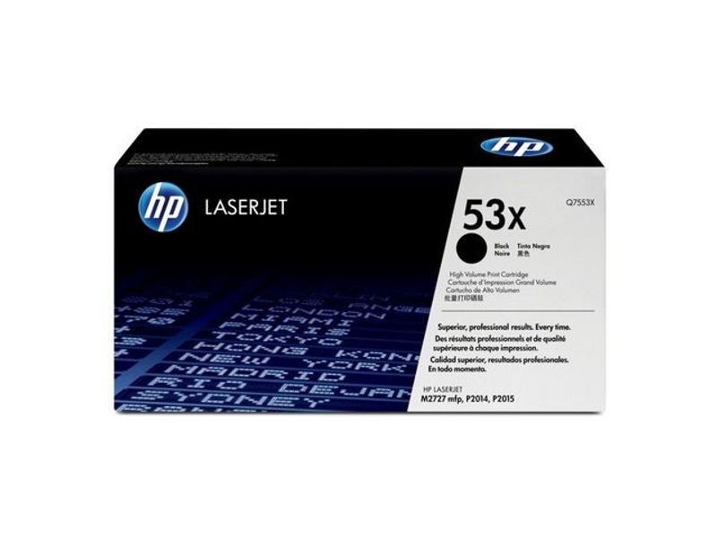 Toner HP Q7553X 53X 7K svart