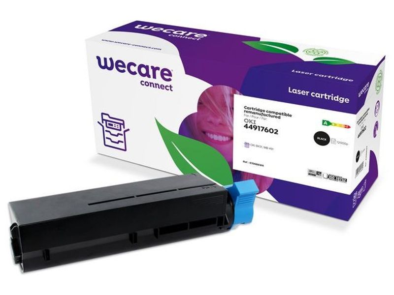 Toner WECARE OKI 44917602 12K svart