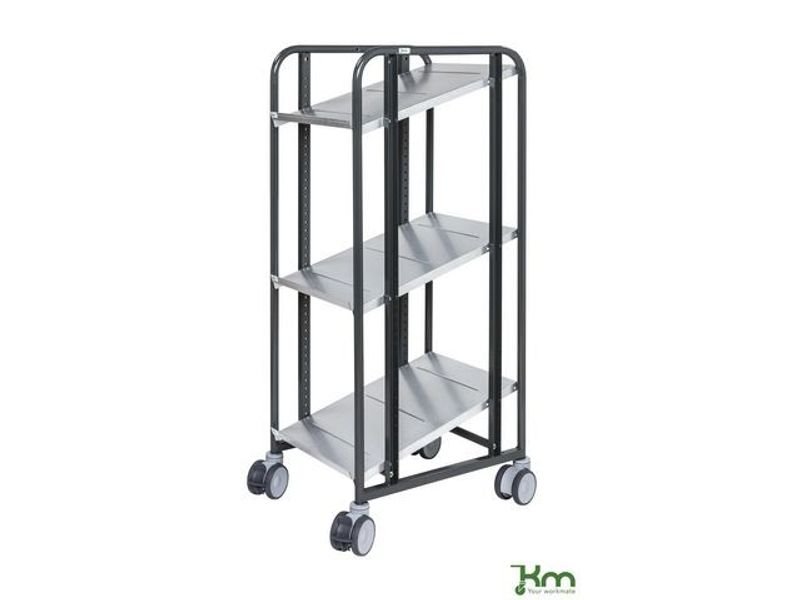 Hyllvagn 168 3 hyllplan 477x638x1300mm