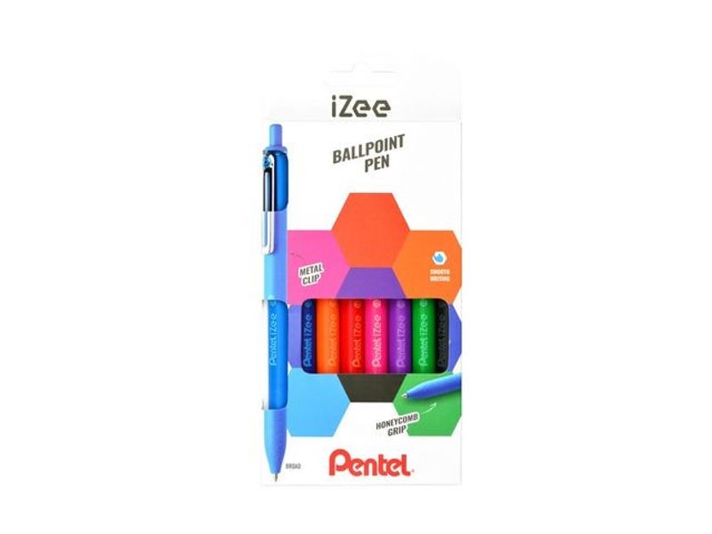 Kulpenna PENTEL iZee sort.färg 8/fp