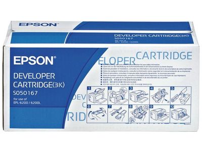 Toner EPSON C13S050167 3K svart