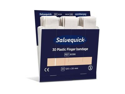 Plåster SALVEQUICK refill lång 30/fp