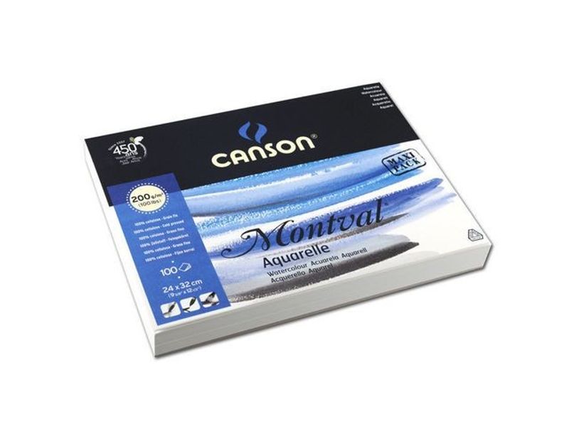 Akvarellpapper CANSON 200g, 24×32cm