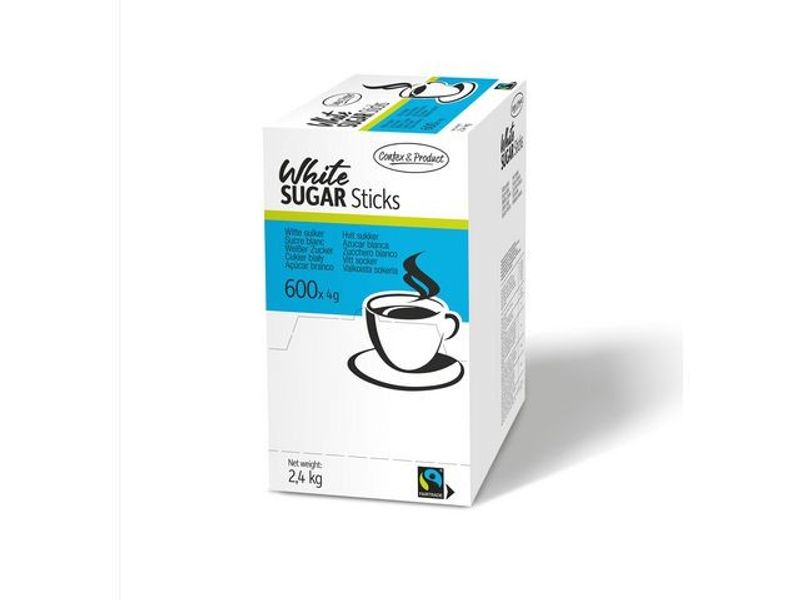 Sockersticks 4g x 600 FAIRTRADE