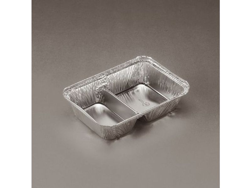 Aluminiumform 2-fack 207x141mm 1000/fp