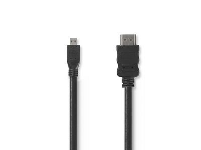 Kabel NEDIS HDMI - HDMI Micro 1,5m svart