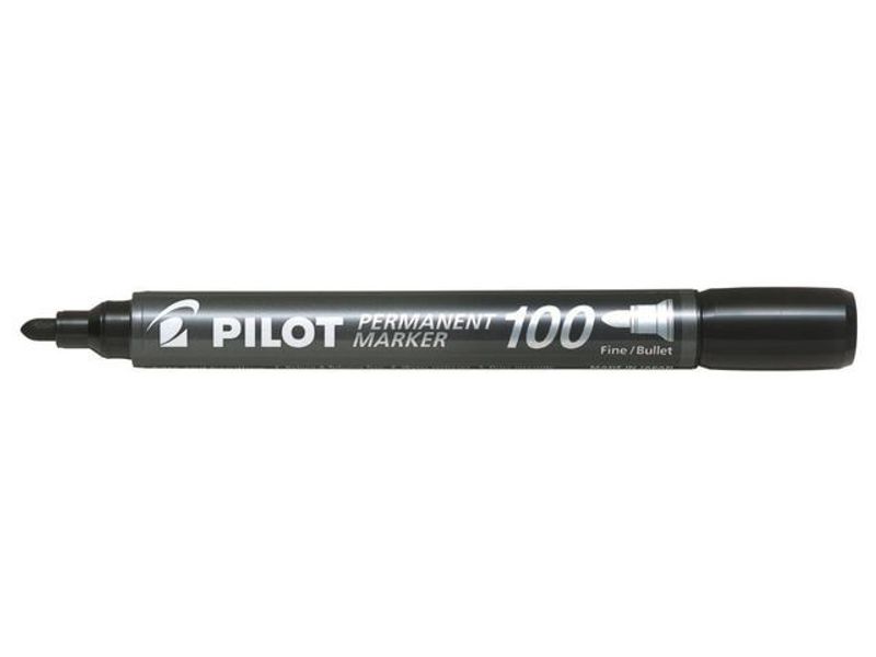 Pilot märkpenna rund SCA 100 1mm svart