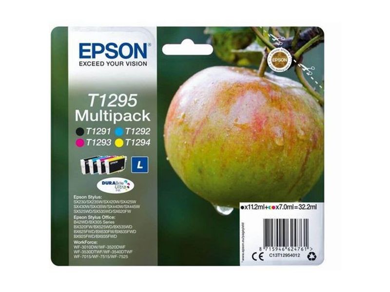 Bläckpatron EPSON C13T12954012 4-färger