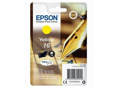 Bläckpatron EPSON C13T16244012 gul