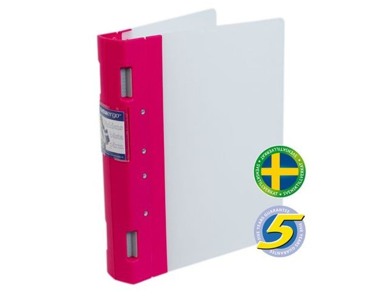 Gaffelpärm KEBAergo A4 55mm Cerise/Neut