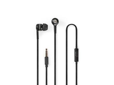 Hörlur+Mic NEDIS HPWD2020BK In-ear svart