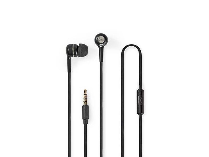 Hörlur+Mic NEDIS HPWD2020BK In-ear svart