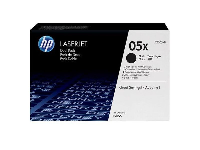 Toner HP CE505XD 05X 13K svart 2/fp