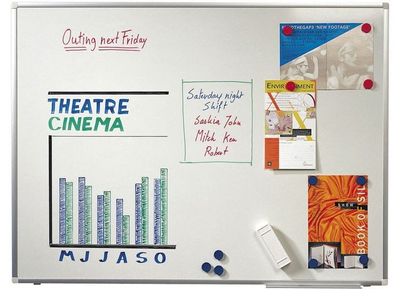 Whiteboard stål 120x90cm