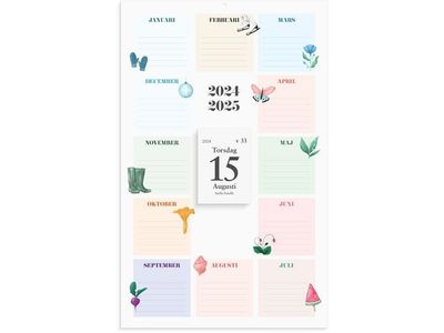Väggkalender Klassens almanacka 24/25