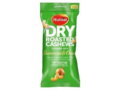 Nötter NUTISAL Roasted Cashews S&O 60g