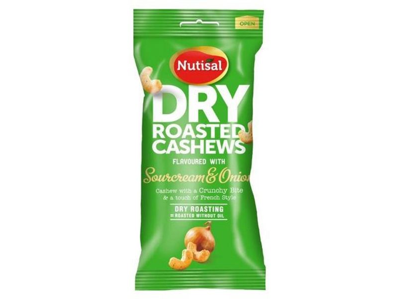 Nötter NUTISAL Roasted Cashews S&O 60g