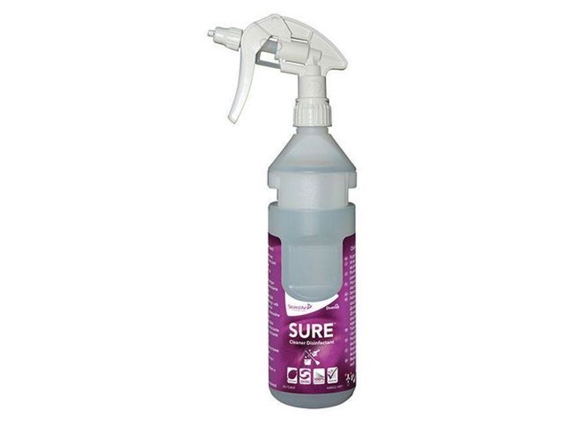 Sprayflaska SURE CleanerDisin. tom 750ml