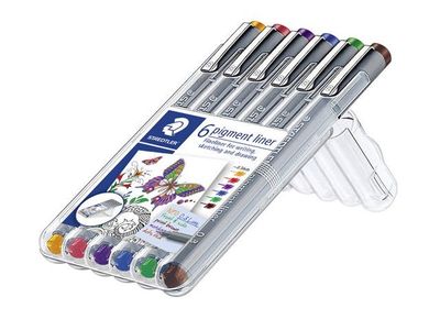 Fineliner STAEDTLER pigment 0,3 6/fp