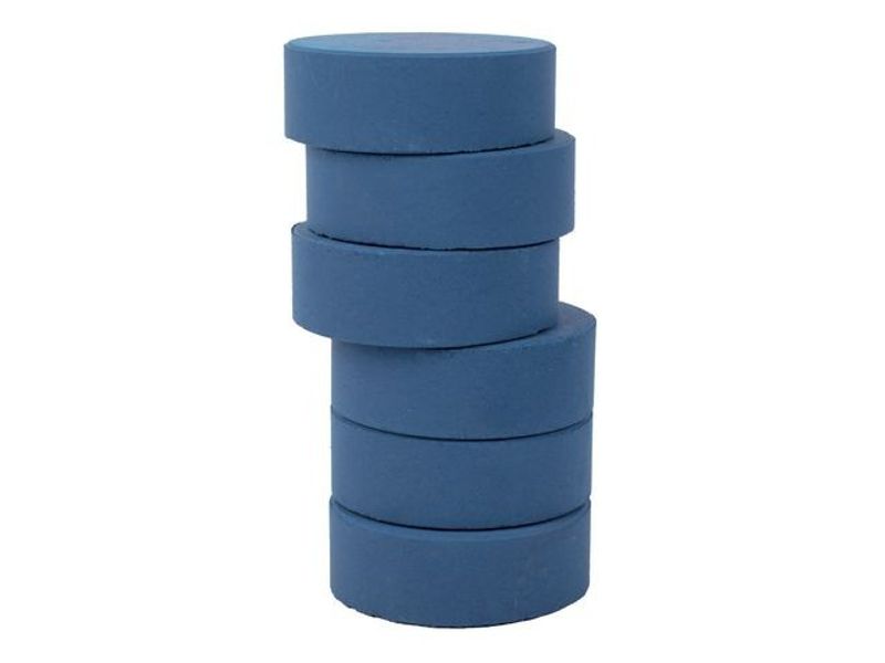 Färgpuckar 57mm, mörkblå 6/fp