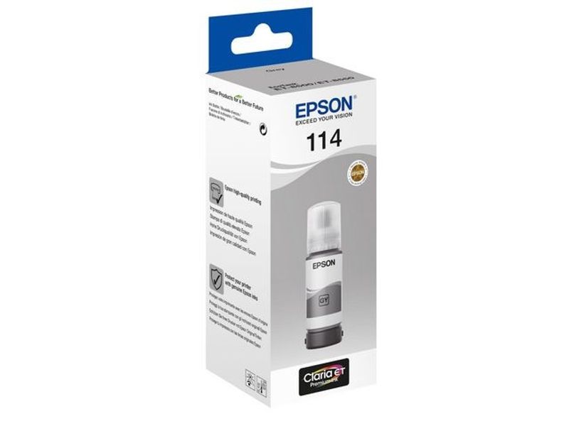 Bläckpatron EPSON 114 EcoTank 2,3K grå