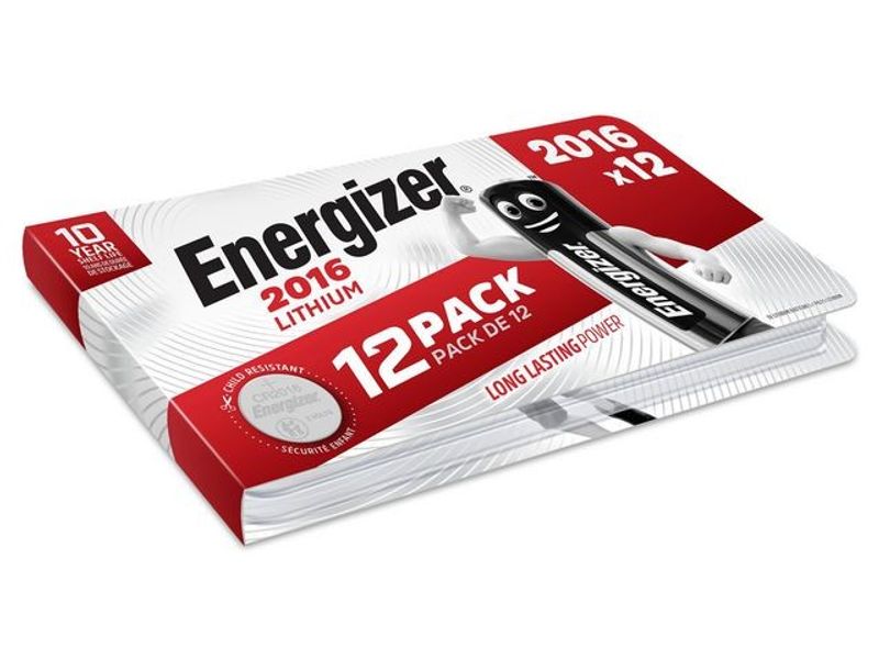 Batteri ENERGIZER Lithium CR2016 12/fp