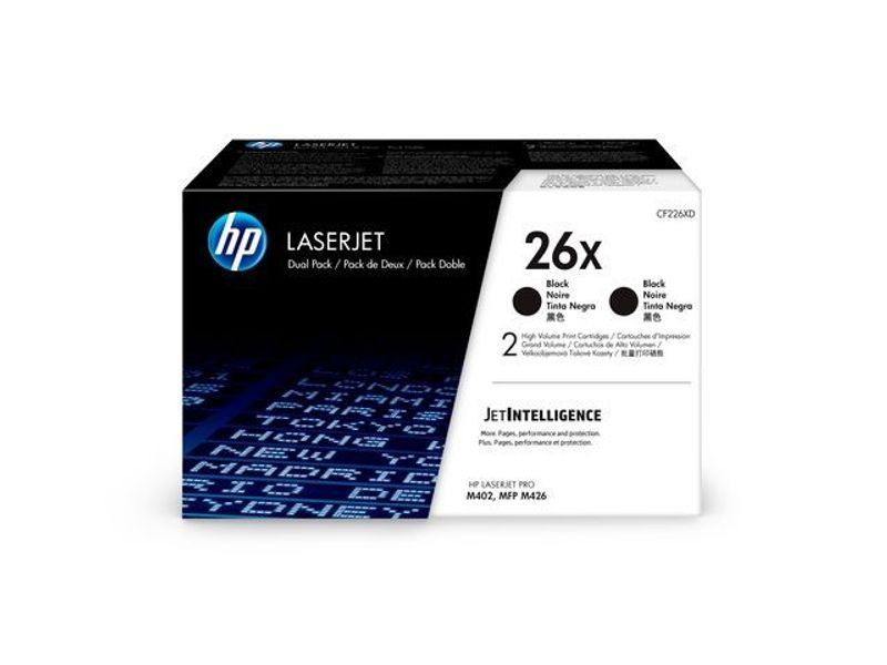 Toner HP CF226XD 26X 18K svart 2/fp