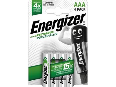 Batteri Laddbar ENERGIZER P-P AAA 4/fp