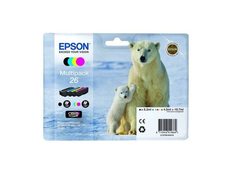 Bläckpatron EPSON C13T26164010 multipack