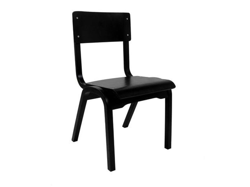 Stol Amanda sitthöjd 35cm Svart
