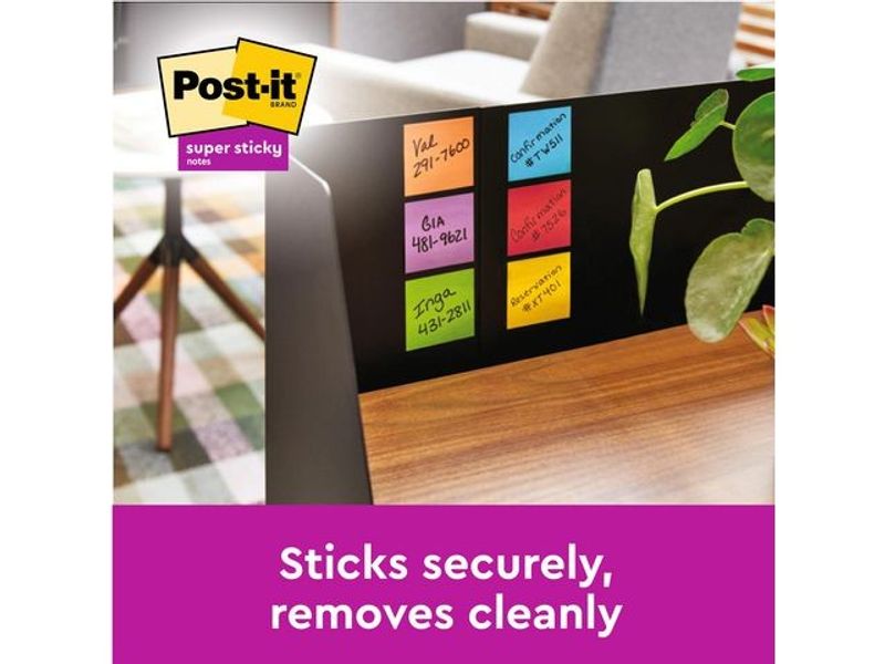 Notes POST-IT SS 76x76mm rec sort.f 3/fp