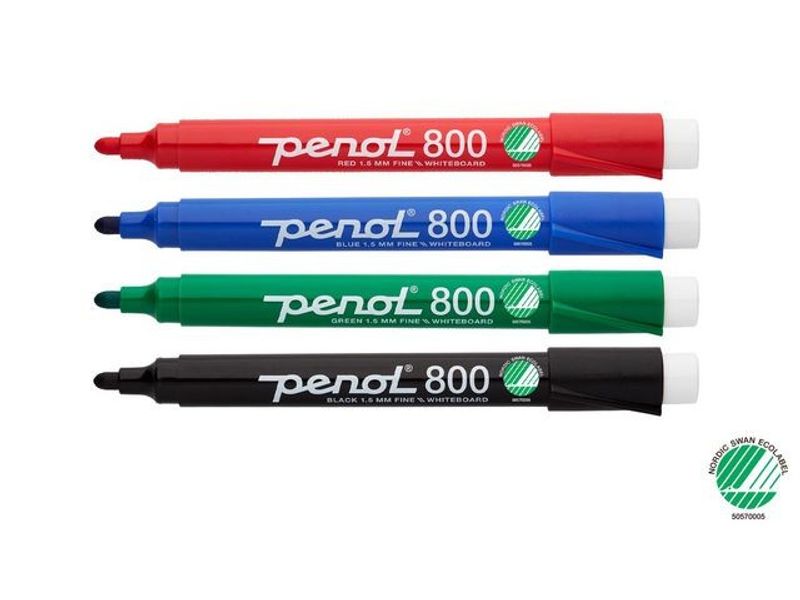 Whiteboardpenna PENOL 800 rund 4/fp