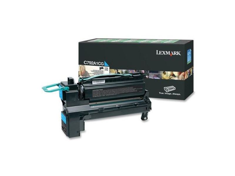 Toner LEXMARK C792A1CG 6K cyan