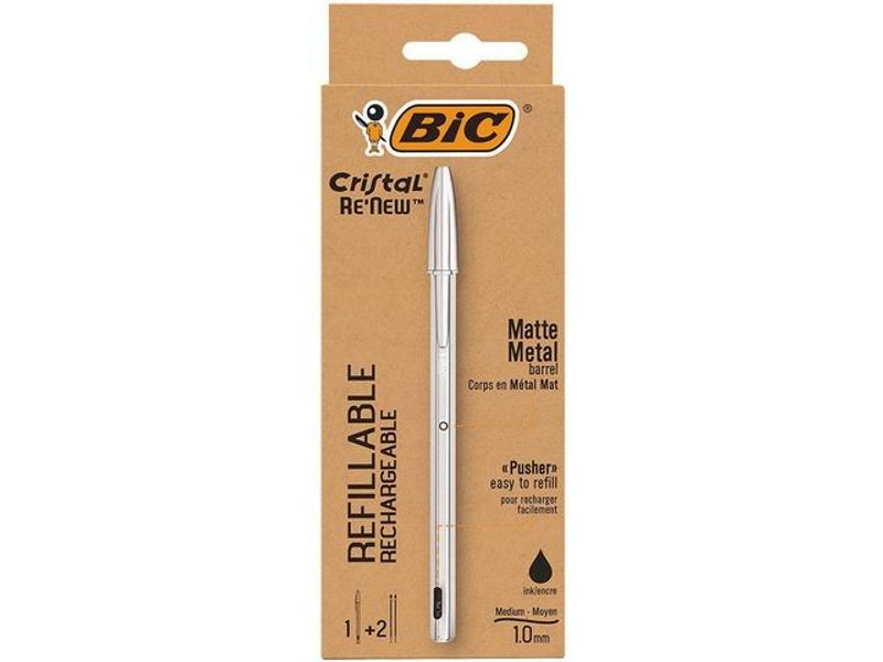 Kulpenna BIC Cristal ReNew 1,0 svart