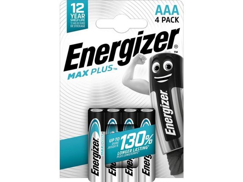 Batteri ENERGIZER Max Plus AAA 4/fp