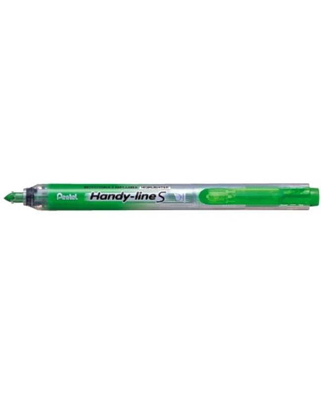 Överstrykningspenna PENTEL clicker grön