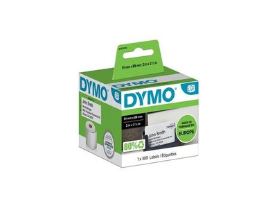 Etikett DYMO limfri 51x89mm 300/fp