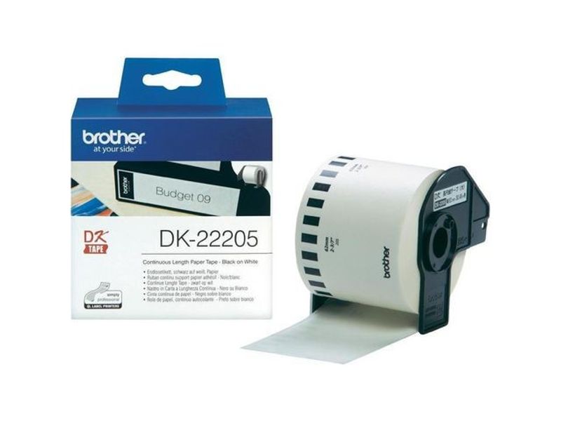 Etikett BROTHER DK22205 62mmx30,48m