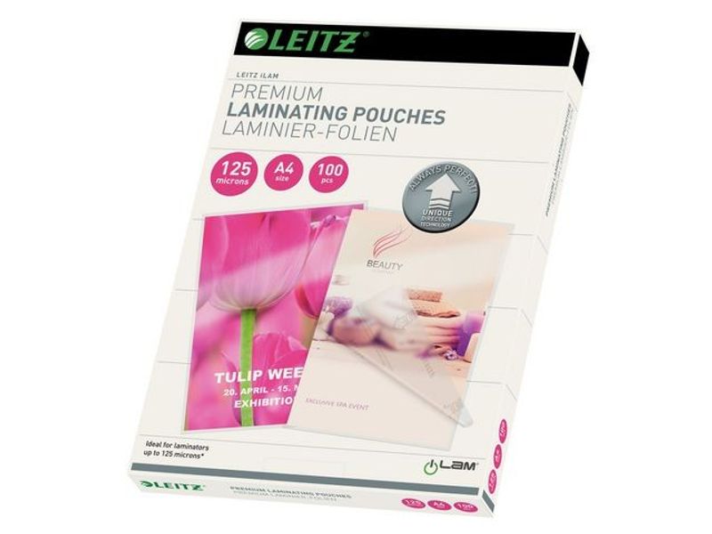 Laminat LEITZ UDT A4 125mic klar 100/fp