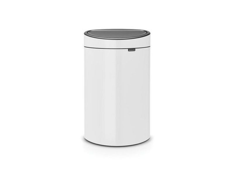 Papperskorg BRABANTIA Touch Bin 40L vit