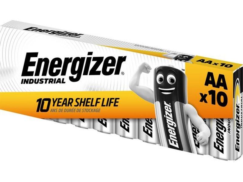 Batteri ENERGIZER Industrial AA 10/fp