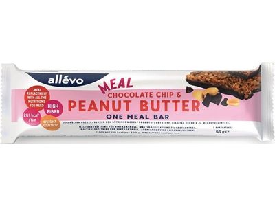 Bar ALLEVO Choc. Chip/Peanut butter 56g
