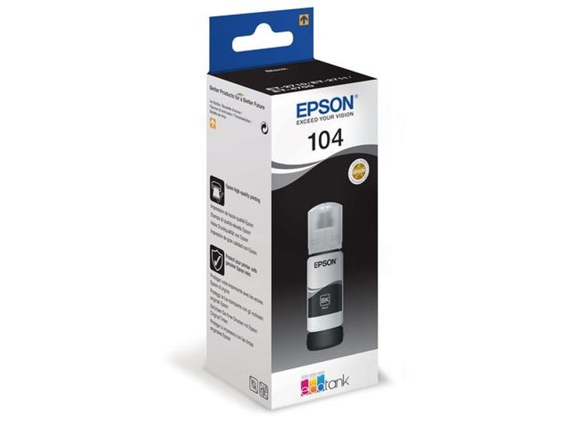 Bläckpatron EPSON T104 C13T00P140 svart